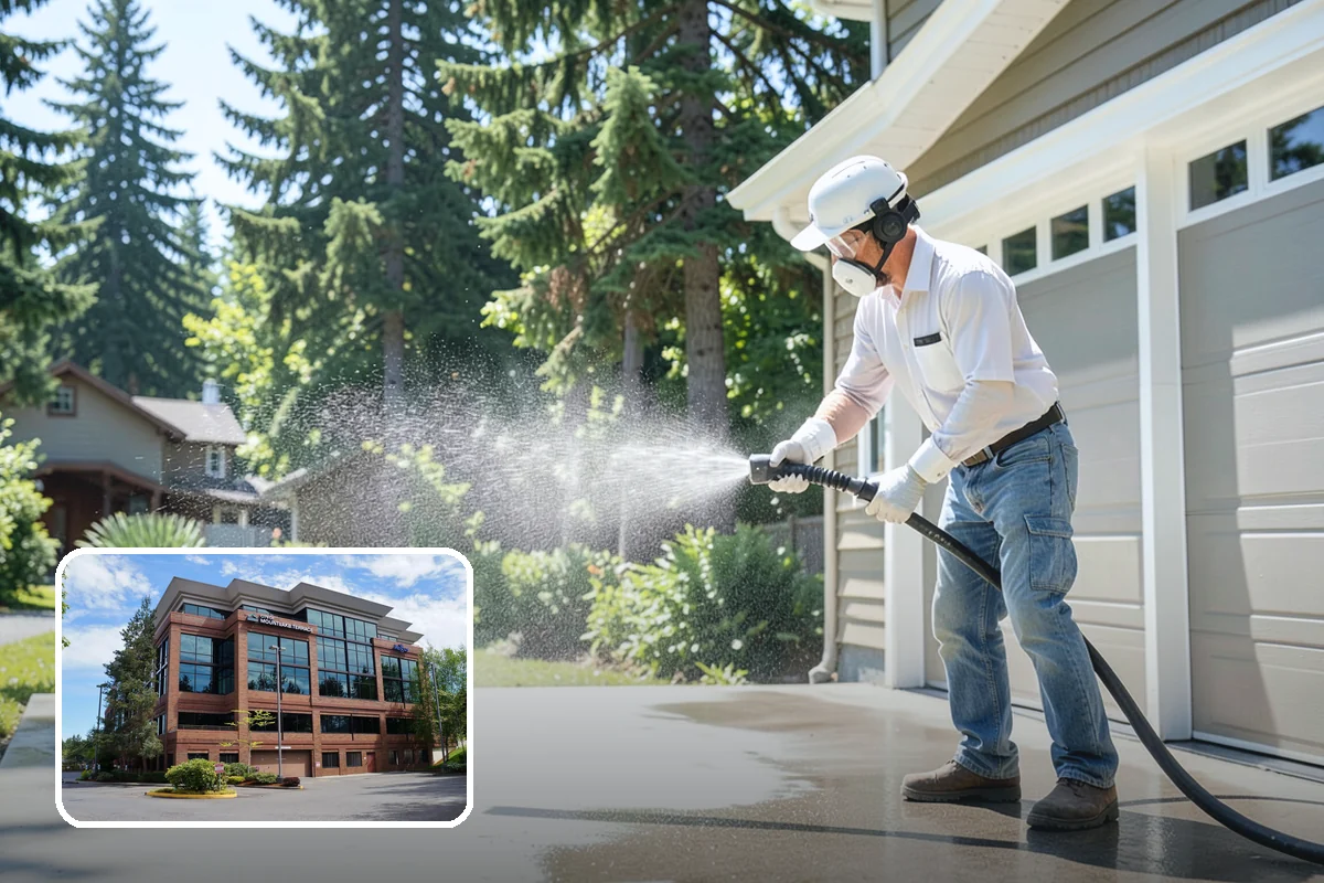 Parking Lot Cleaning in Mountlake Terrace, Snohomish County, WA - Restores a bright, professional first impression