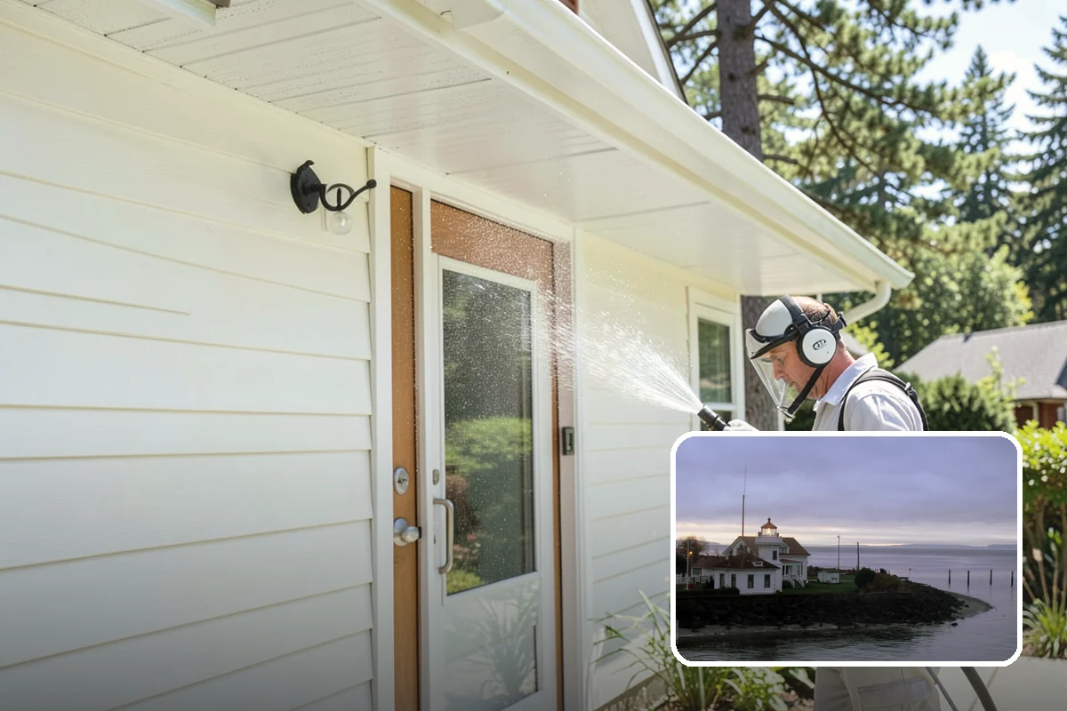 Parking Lot Cleaning in Mukilteo, Snohomish County, WA - Restores a bright, professional first impression