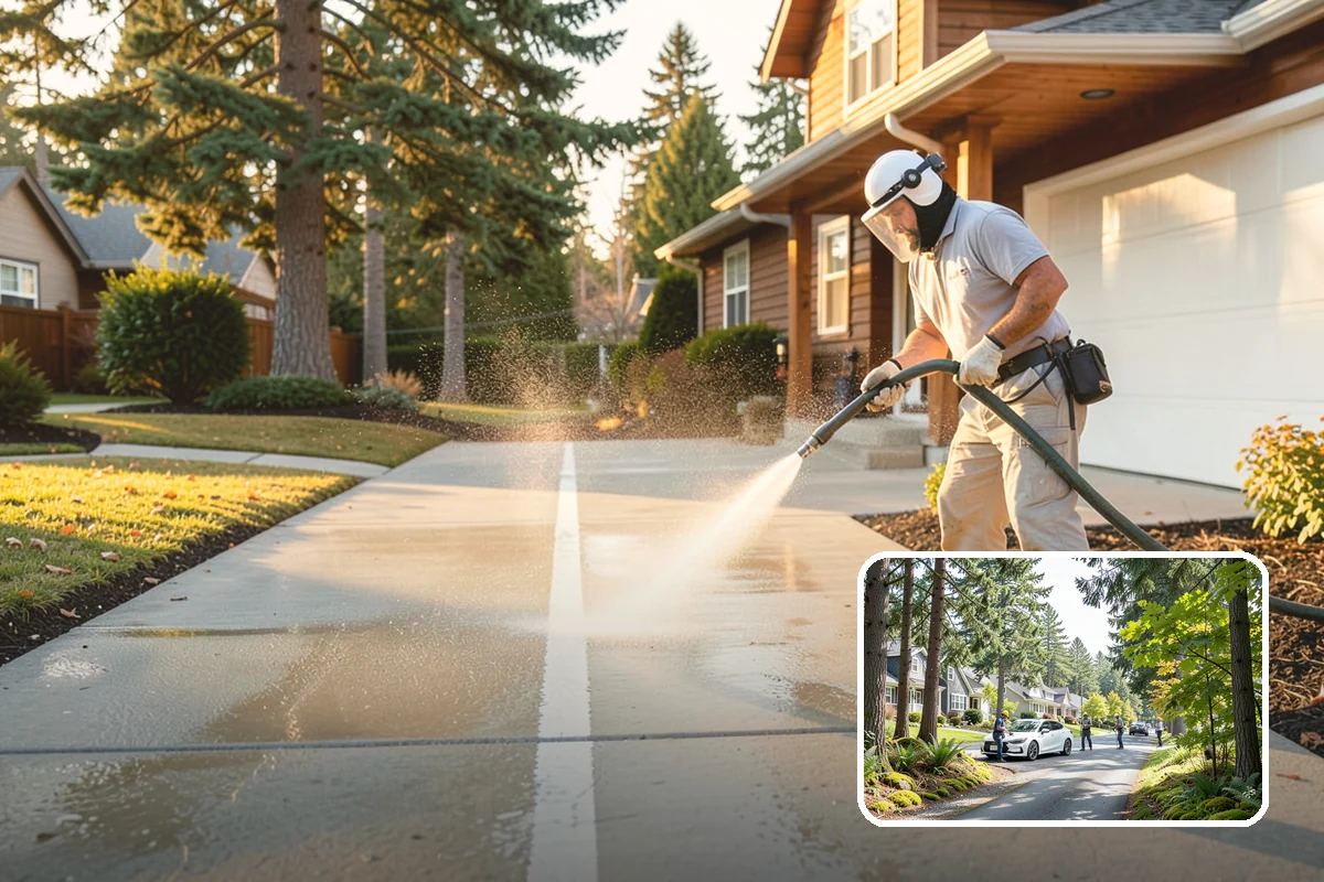 Parking Lot Cleaning in Normandy Park, King County, WA - Restores a bright, professional first impression