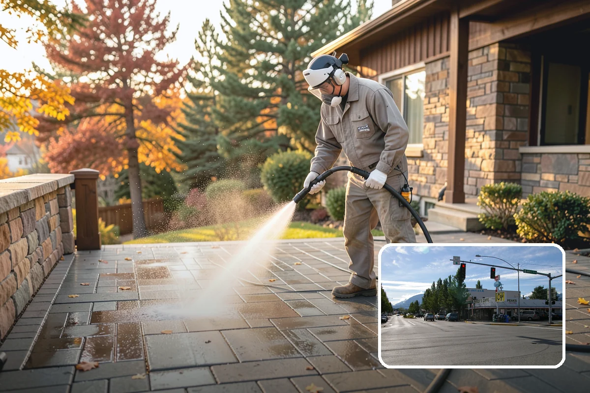 Parking Lot Cleaning in North Bend, King County, WA - Restores a bright, professional first impression