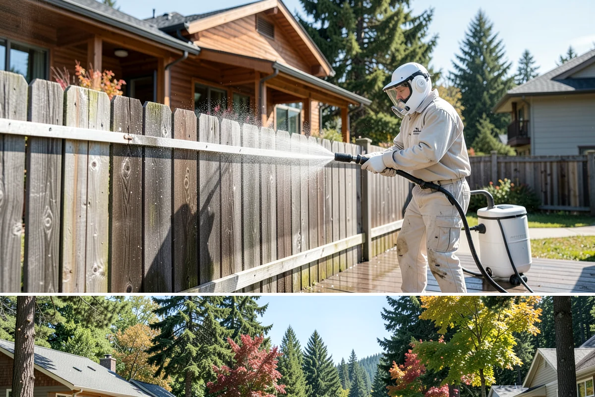 Parking Lot Cleaning in Orting, Pierce County, WA - Full lot cleaning is ideal in late spring or summer when pavement dries fast, with high-traffic zones spot-cleaned as needed.