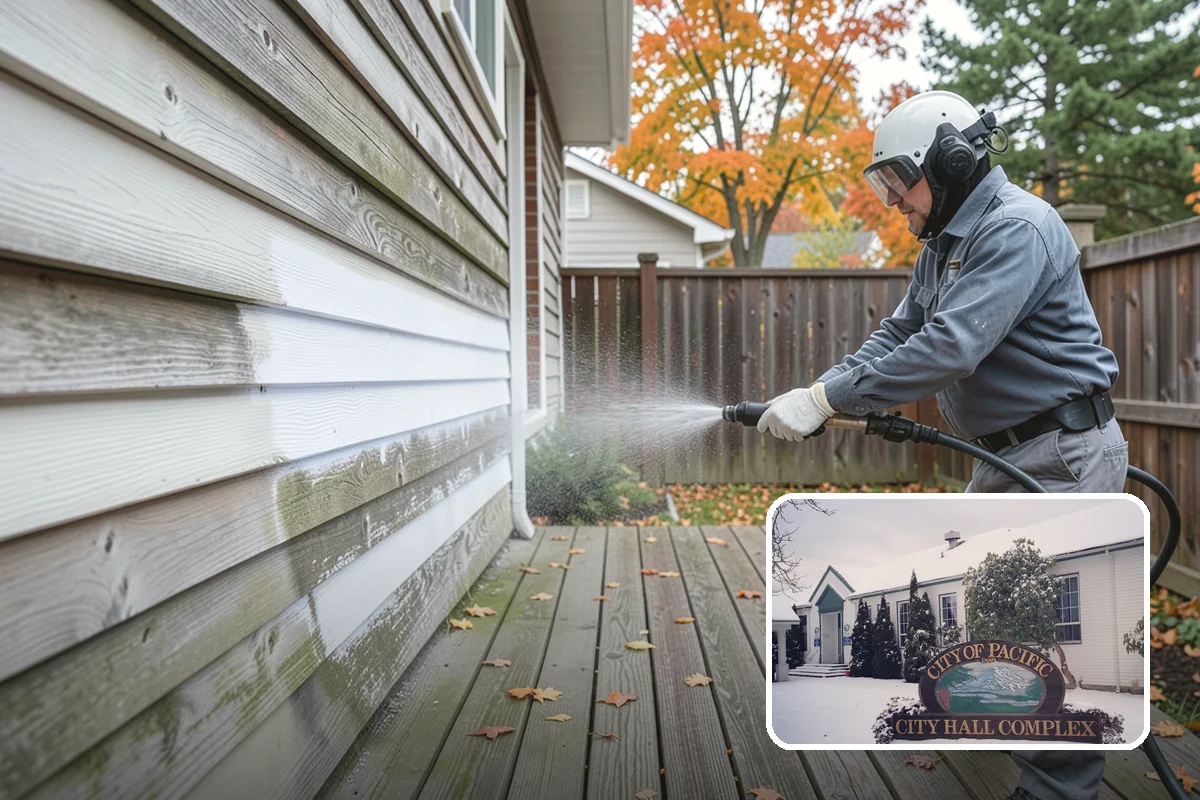 Parking Lot Cleaning in Pacific, King County, WA - Restores a bright, professional first impression
