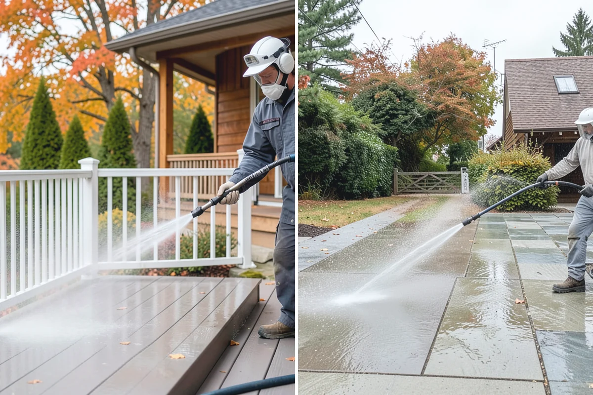 Parking Lot Cleaning in Redmond, King County, WA - Blow and sweep the lot clear of loose debris