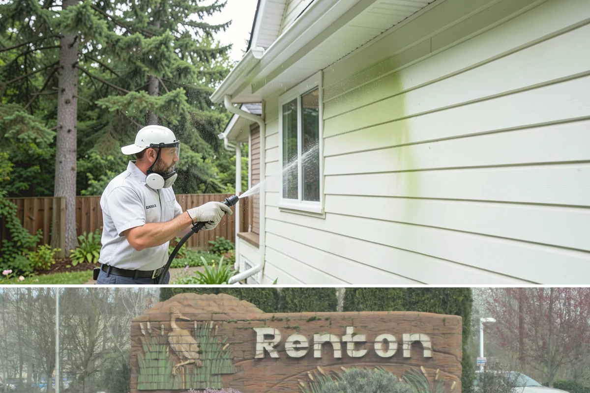 Parking Lot Cleaning in Renton, King County, WA - Full lot cleaning is ideal in late spring or summer when pavement dries fast, with high-traffic zones spot-cleaned as needed.