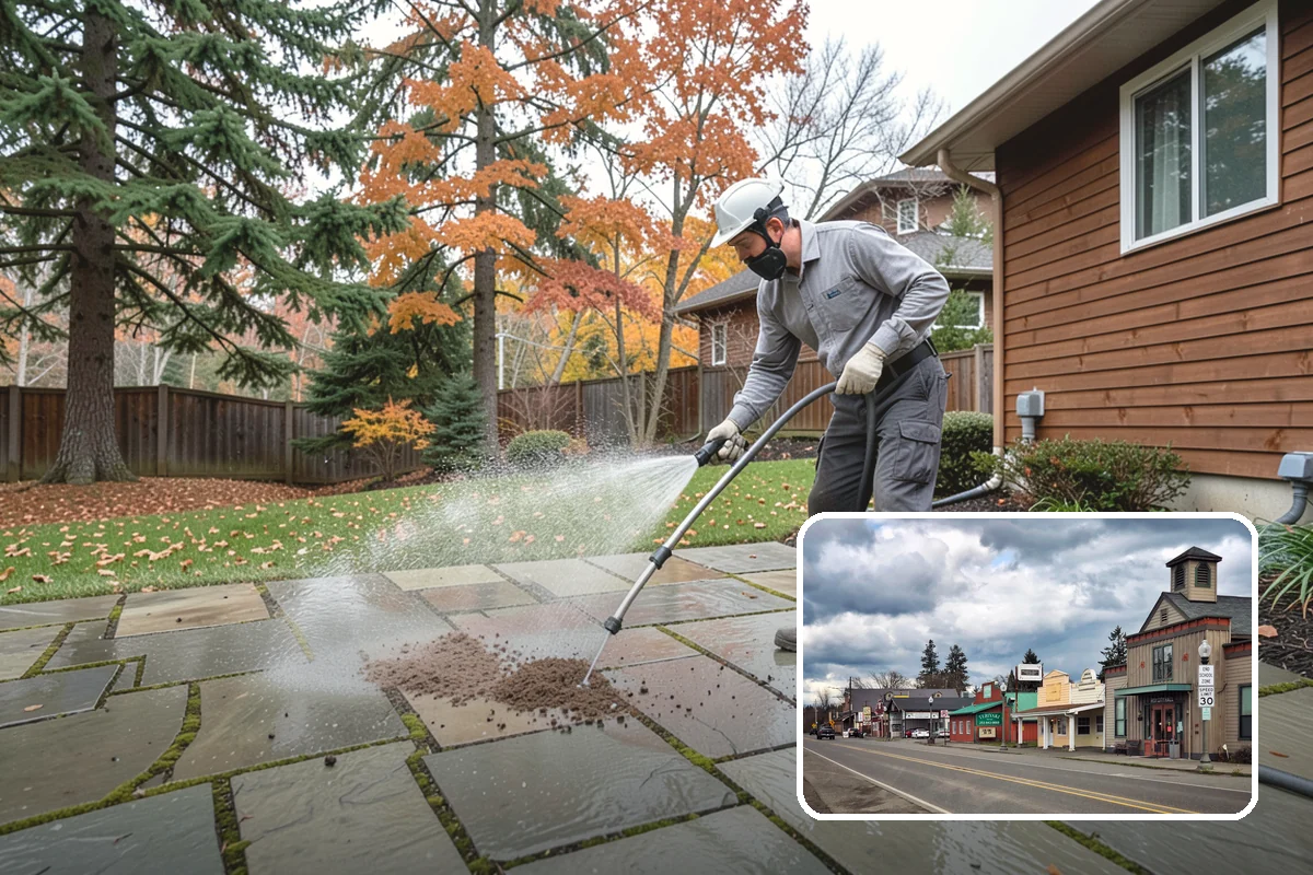 Parking Lot Cleaning in Roy, Pierce County, WA - Restores a bright, professional first impression