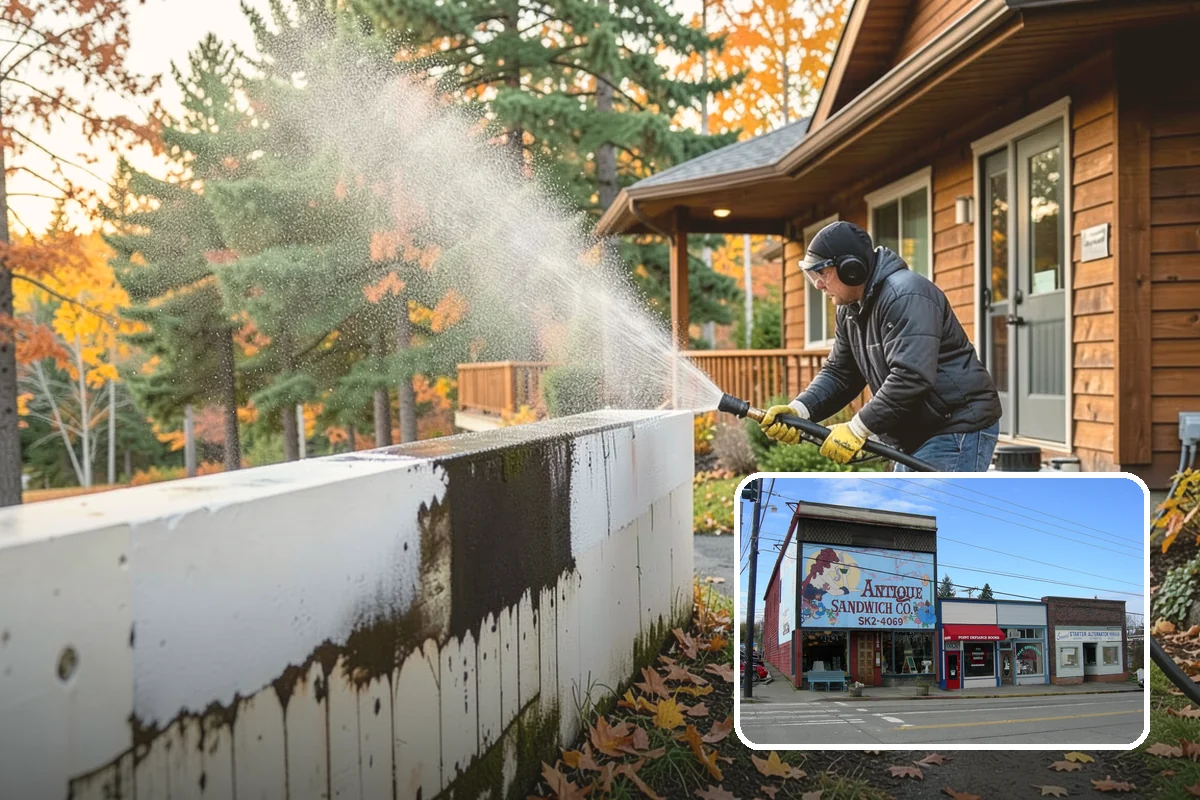 Parking Lot Cleaning in Ruston, Pierce County, WA - Restores a bright, professional first impression