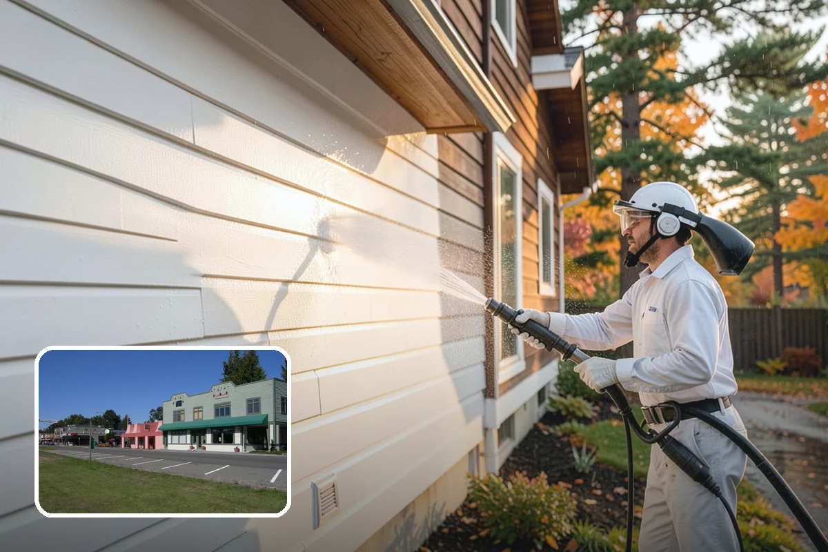 Parking Lot Cleaning in Snoqualmie, King County, WA - Restores a bright, professional first impression