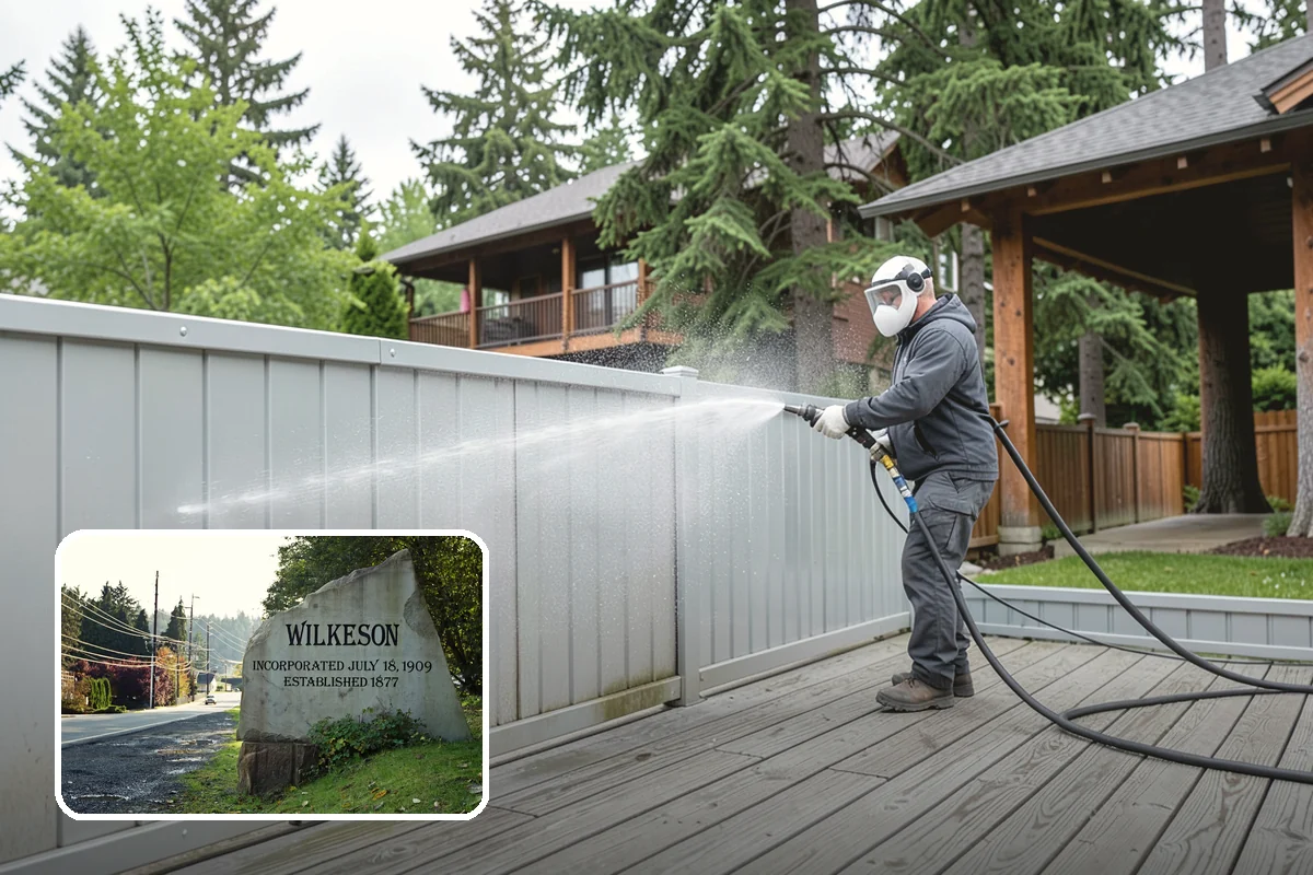 Parking Lot Cleaning in Wilkeson, Pierce County, WA - Restores a bright, professional first impression