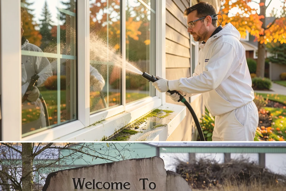 Patio Algae Removal in Buckley, Pierce County, WA - Patio algae removal is most effective from late spring through summer when surfaces can dry.