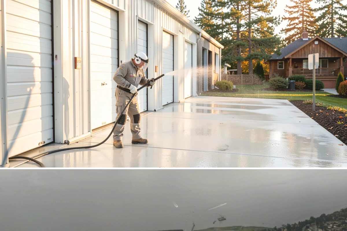 Patio Algae Removal in Des Moines, King County, WA - Patio algae removal is most effective from late spring through summer when surfaces can dry.