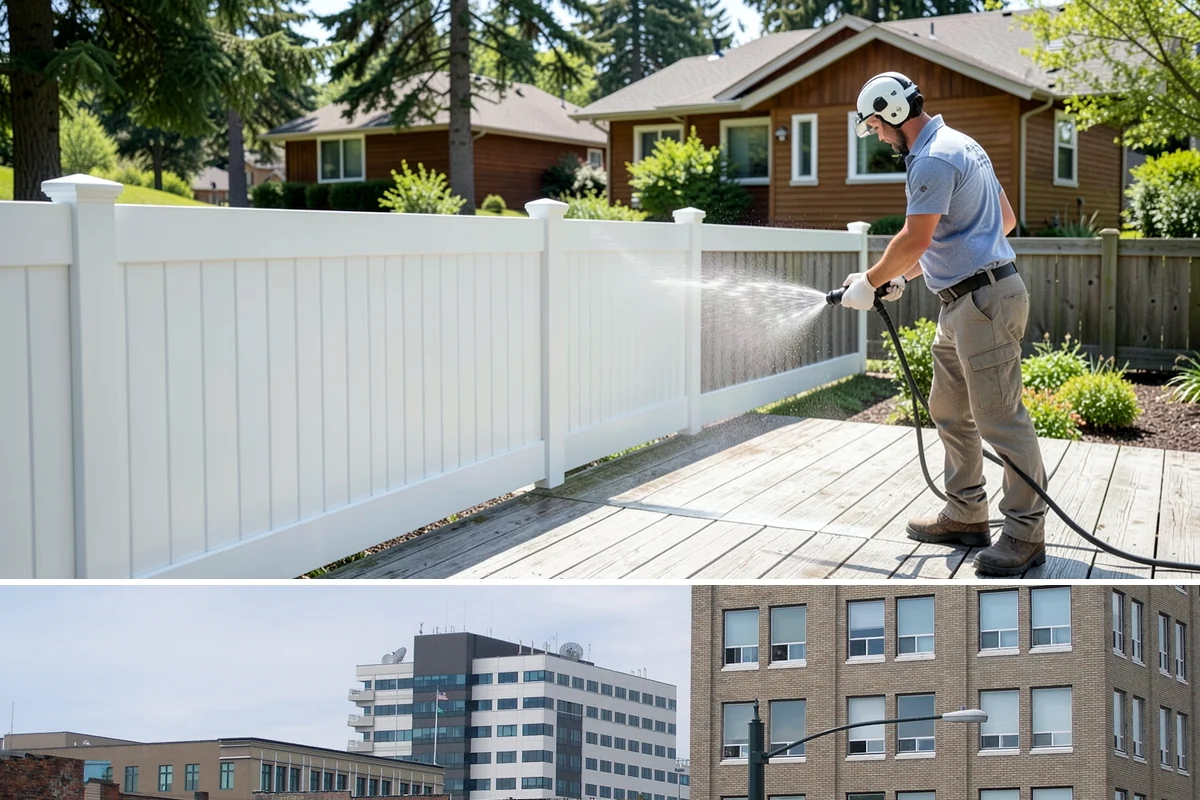 Patio Algae Removal in Everett, Snohomish County, WA - Patio algae removal is most effective from late spring through summer when surfaces can dry.
