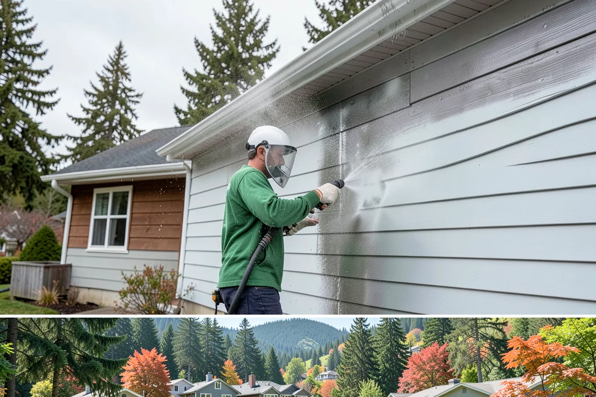 Patio Algae Removal in Fircrest, Pierce County, WA - Patio algae removal is most effective from late spring through summer when surfaces can dry.
