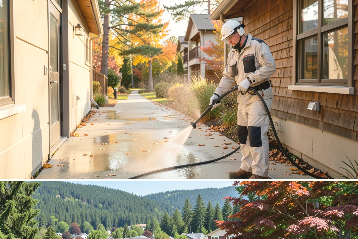 Patio Algae Removal in Index, Snohomish County, WA - Patio algae removal is most effective from late spring through summer when surfaces can dry.