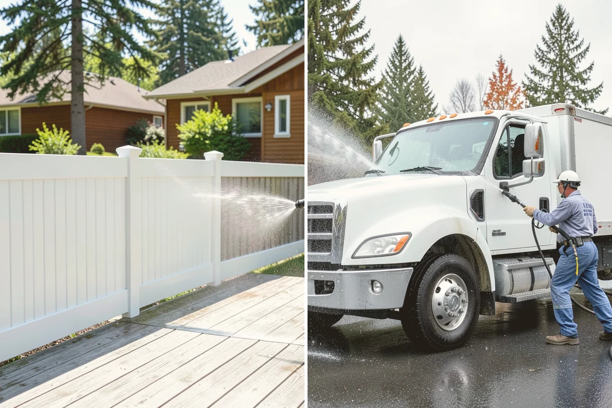Patio Algae Removal in Lynnwood, Snohomish County, WA - Apply a biocidal solution across the algae film
