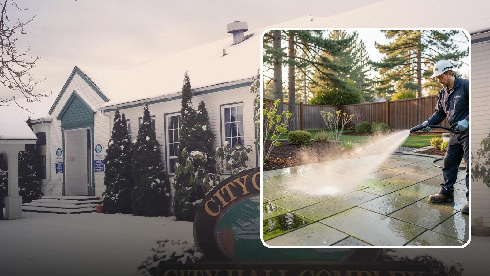 Patio Algae Removal in Pacific, King County, WA - Strip the slick green and black algae film that coats patios through Washington's wet months.