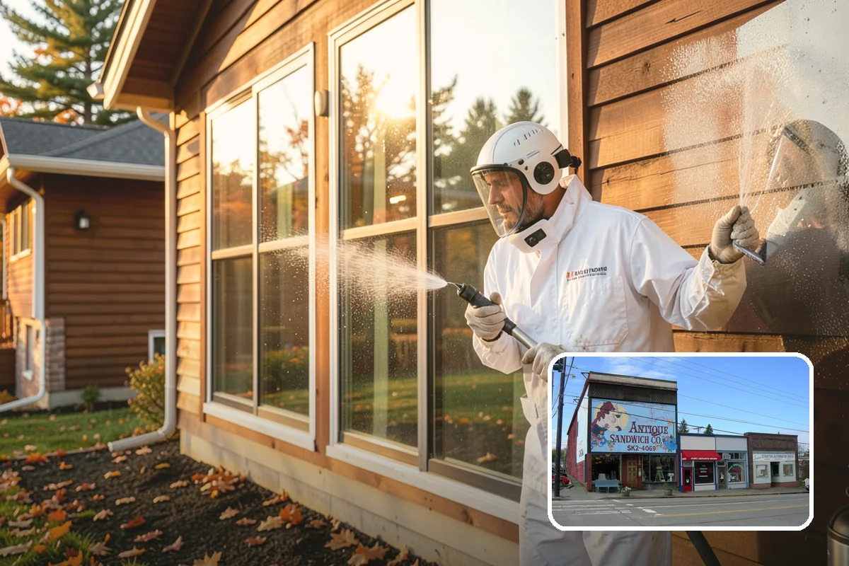 Patio Algae Removal in Ruston, Pierce County, WA - Removes the slick, discoloring algae layer