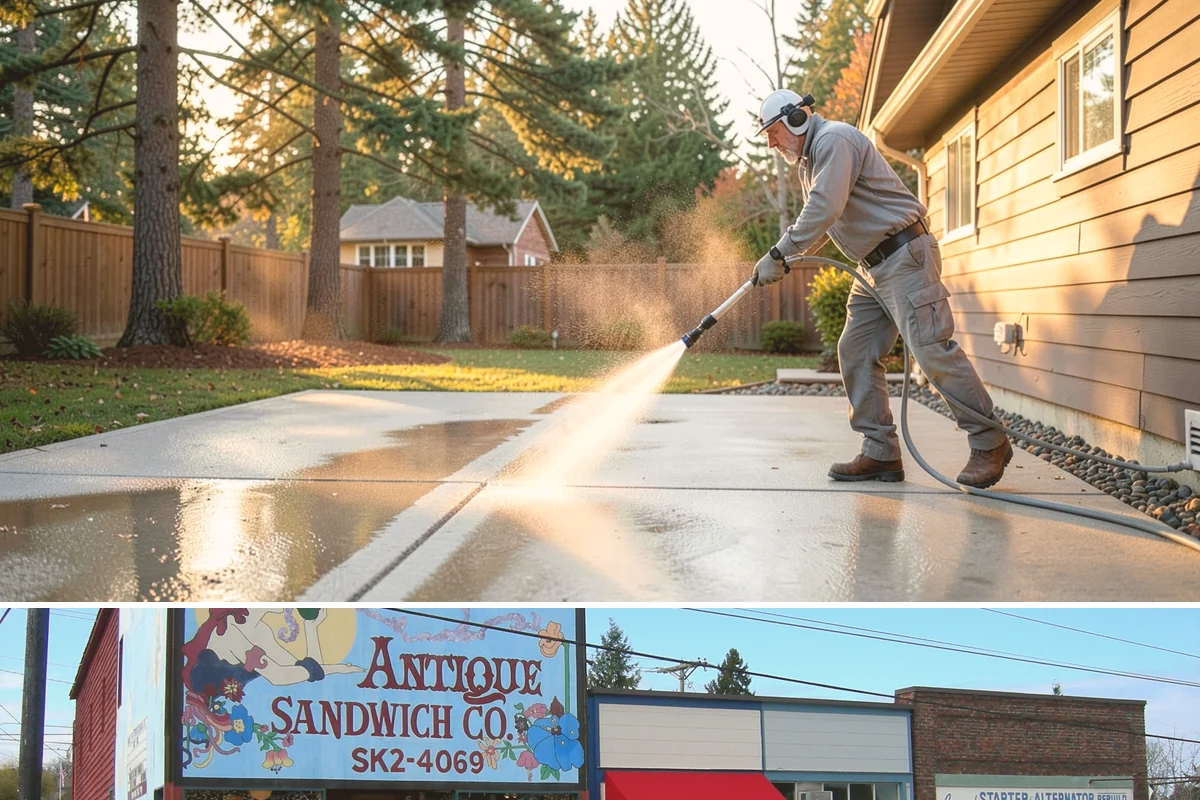 Patio Algae Removal in Ruston, Pierce County, WA - Patio algae removal is most effective from late spring through summer when surfaces can dry.