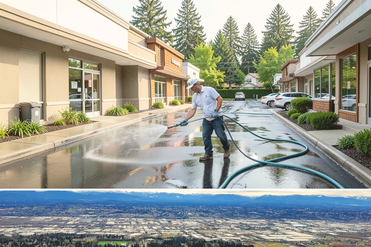 Patio Algae Removal in SeaTac, King County, WA - Patio algae removal is most effective from late spring through summer when surfaces can dry.