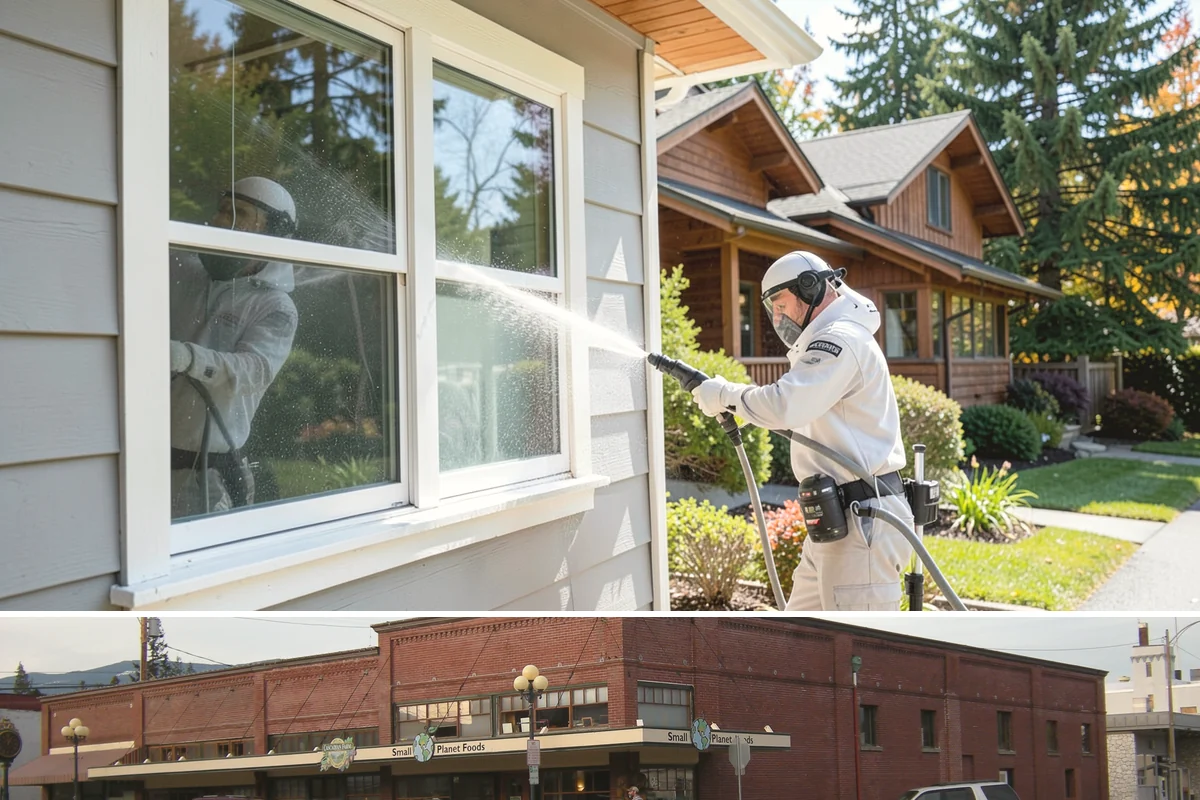 Patio Algae Removal in Sedro-Woolley, Skagit County, WA - Patio algae removal is most effective from late spring through summer when surfaces can dry.