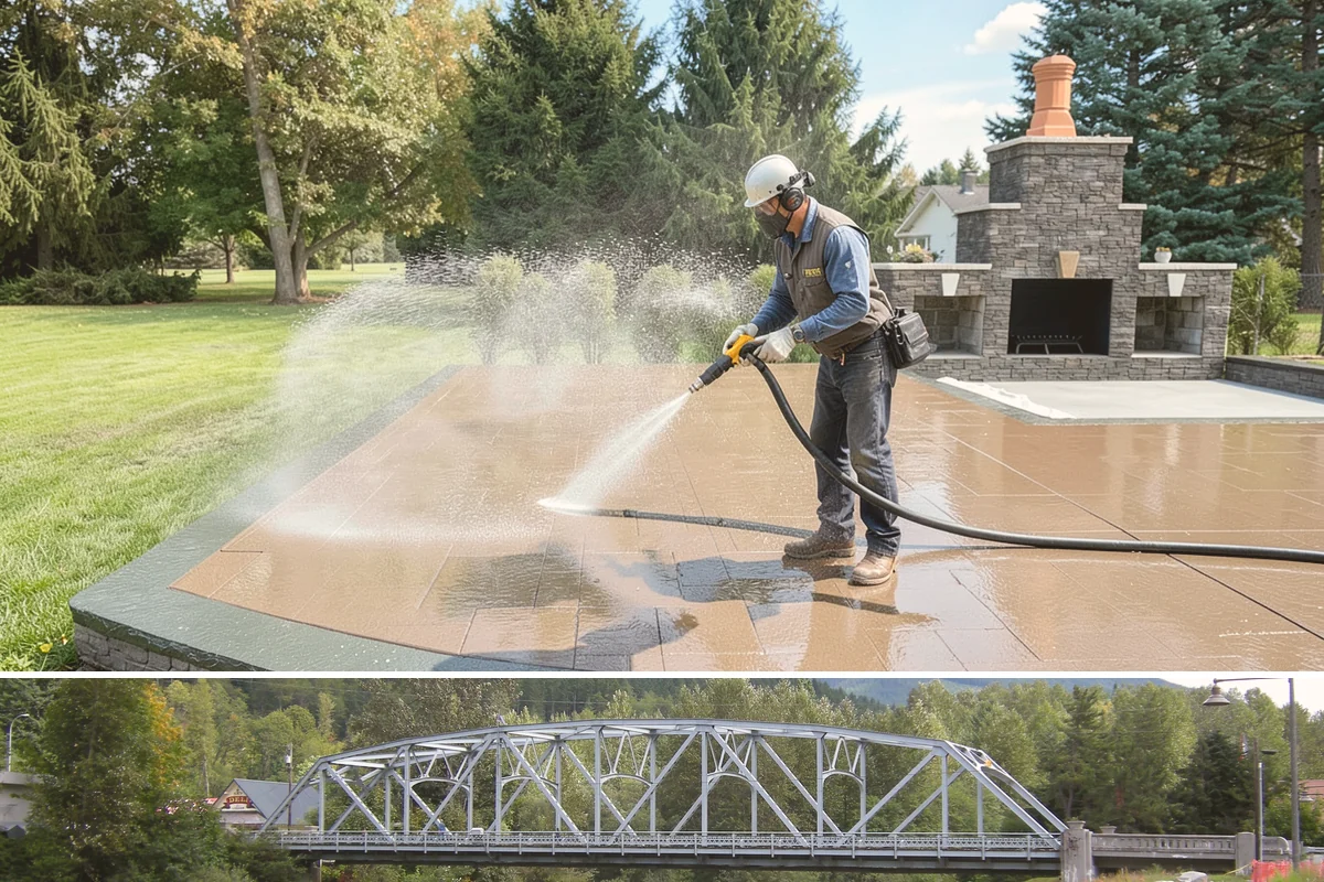 Patio Algae Removal in Skykomish, King County, WA - Patio algae removal is most effective from late spring through summer when surfaces can dry.