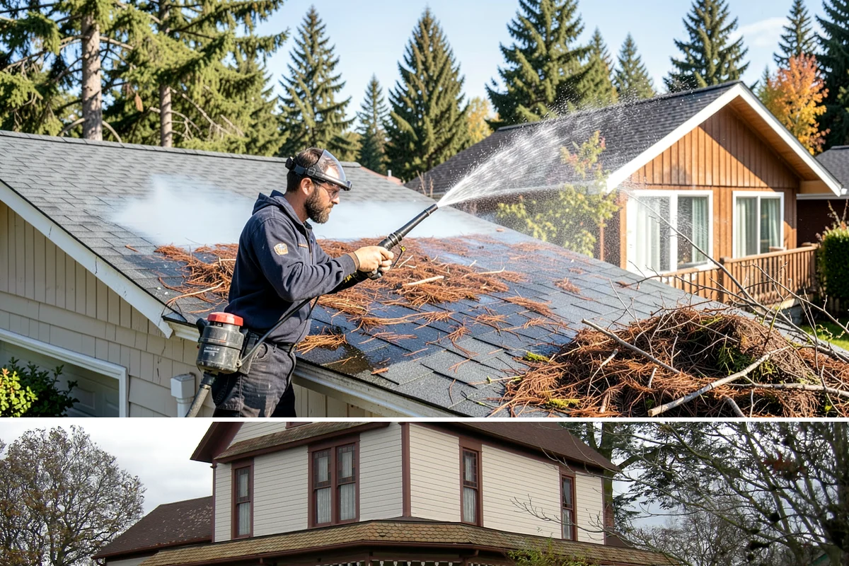 Patio Algae Removal in Sumner, Pierce County, WA - Patio algae removal is most effective from late spring through summer when surfaces can dry.