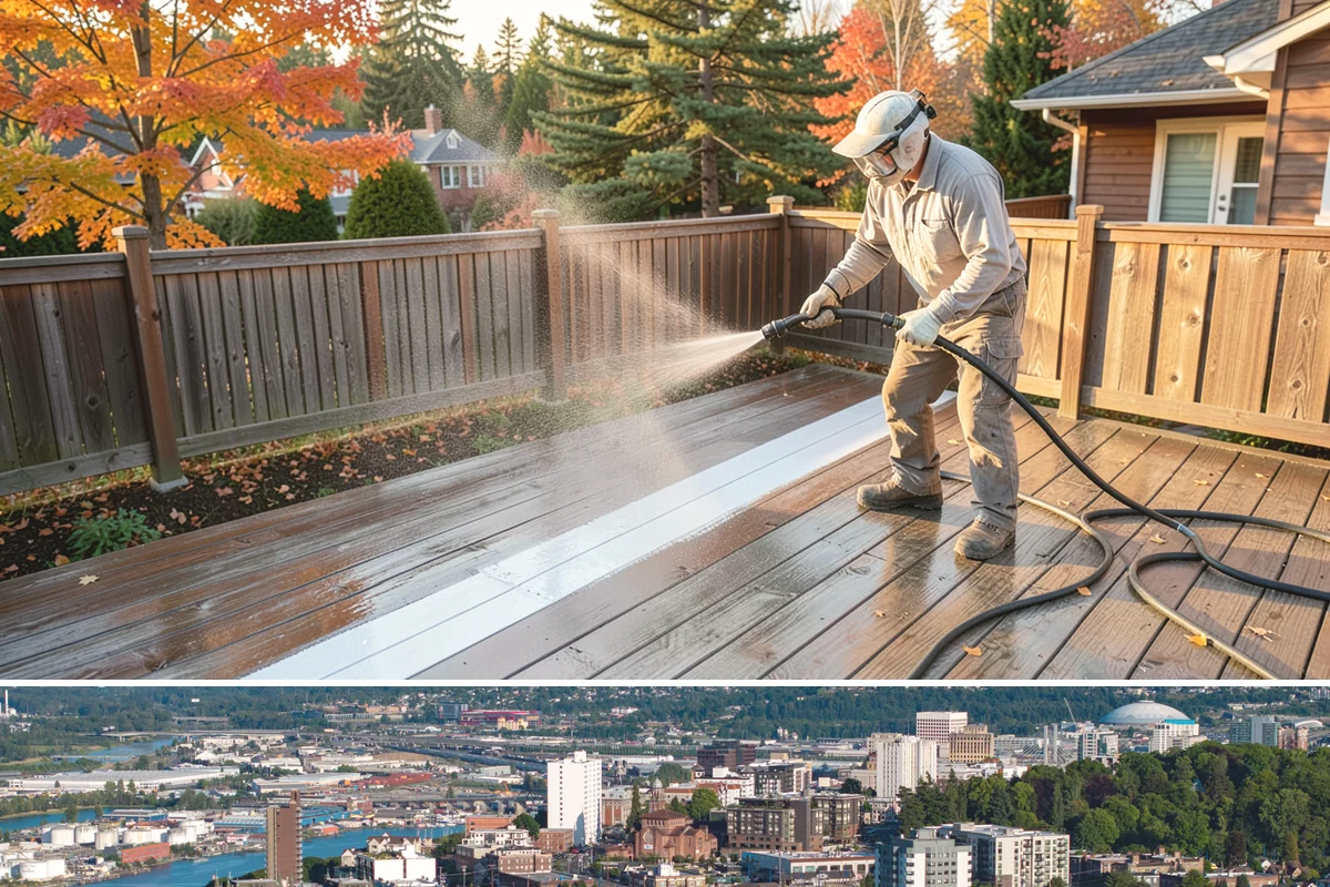 Patio Algae Removal in Tacoma, Pierce County, WA - Patio algae removal is most effective from late spring through summer when surfaces can dry.