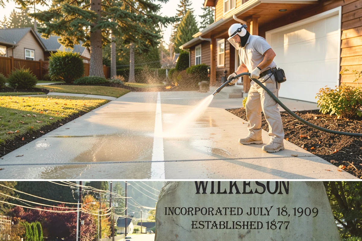 Patio Algae Removal in Wilkeson, Pierce County, WA - Patio algae removal is most effective from late spring through summer when surfaces can dry.