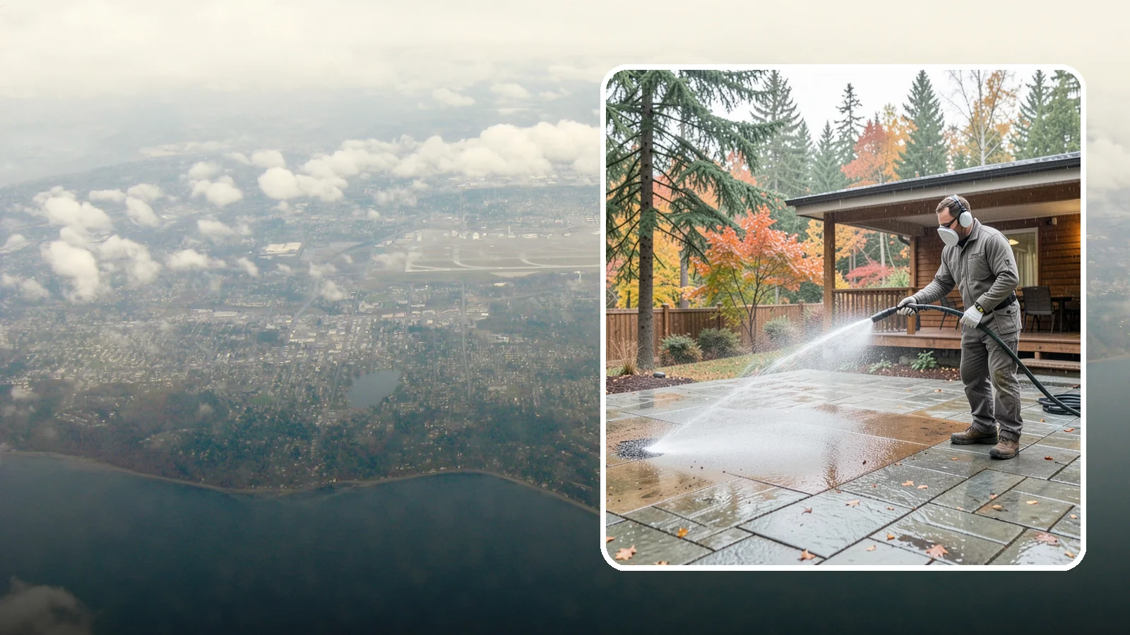 Patio Cover Cleaning in Burien, King County, WA - We wash patio covers top and bottom to remove needle debris, moss, and the drip stains that shade structures collect.
