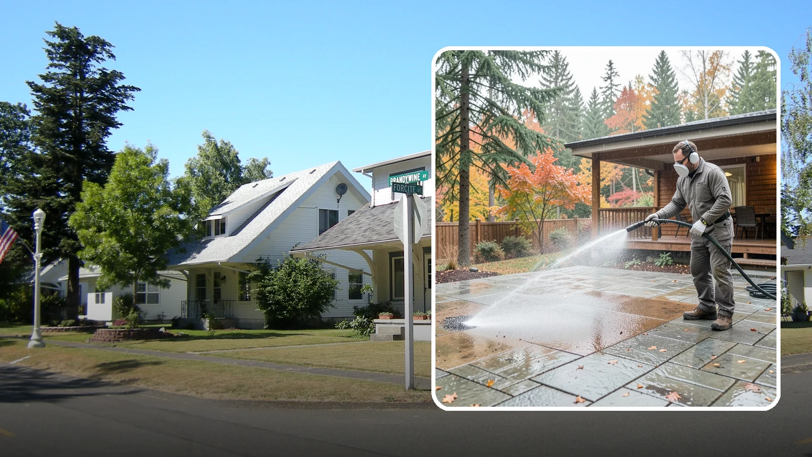 Patio Cover Cleaning in DuPont, Pierce County, WA - We wash patio covers top and bottom to remove needle debris, moss, and the drip stains that shade structures collect.