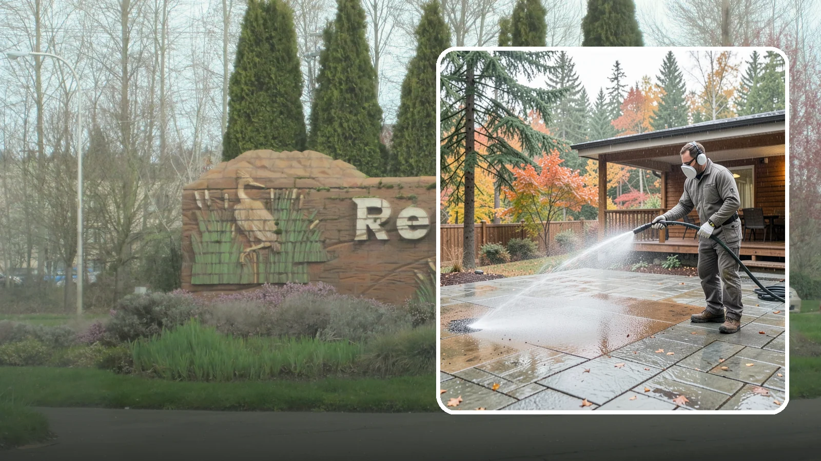 Patio Cover Cleaning in Renton, King County, WA - We wash patio covers top and bottom to remove needle debris, moss, and the drip stains that shade structures collect.