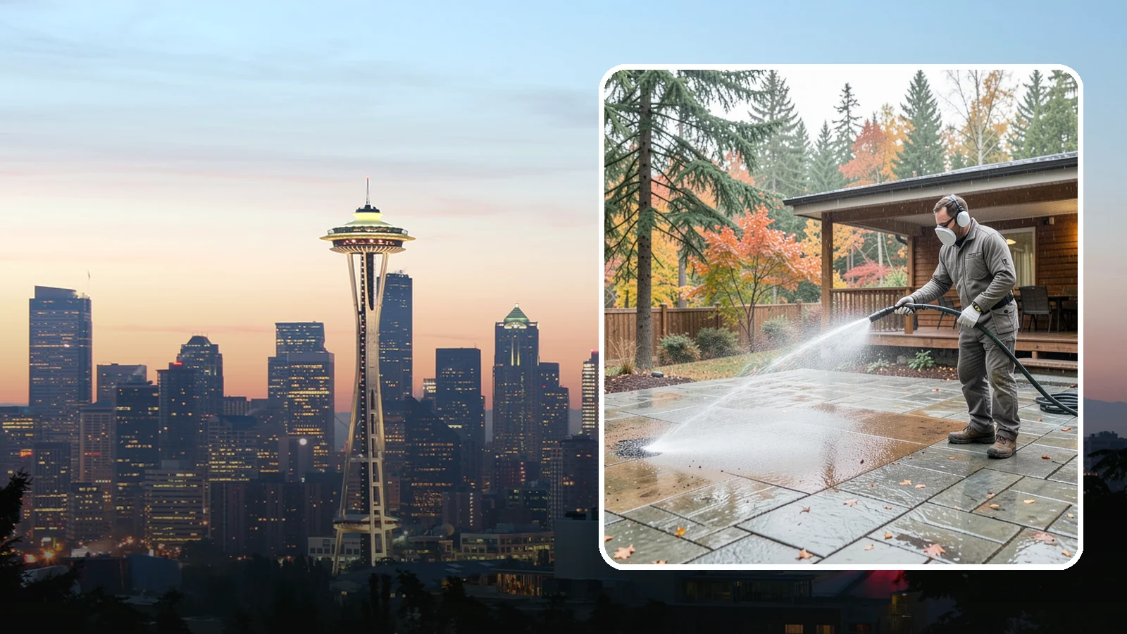 Patio Cover Cleaning in Seattle, King County, WA - We wash patio covers top and bottom to remove needle debris, moss, and the drip stains that shade structures collect.