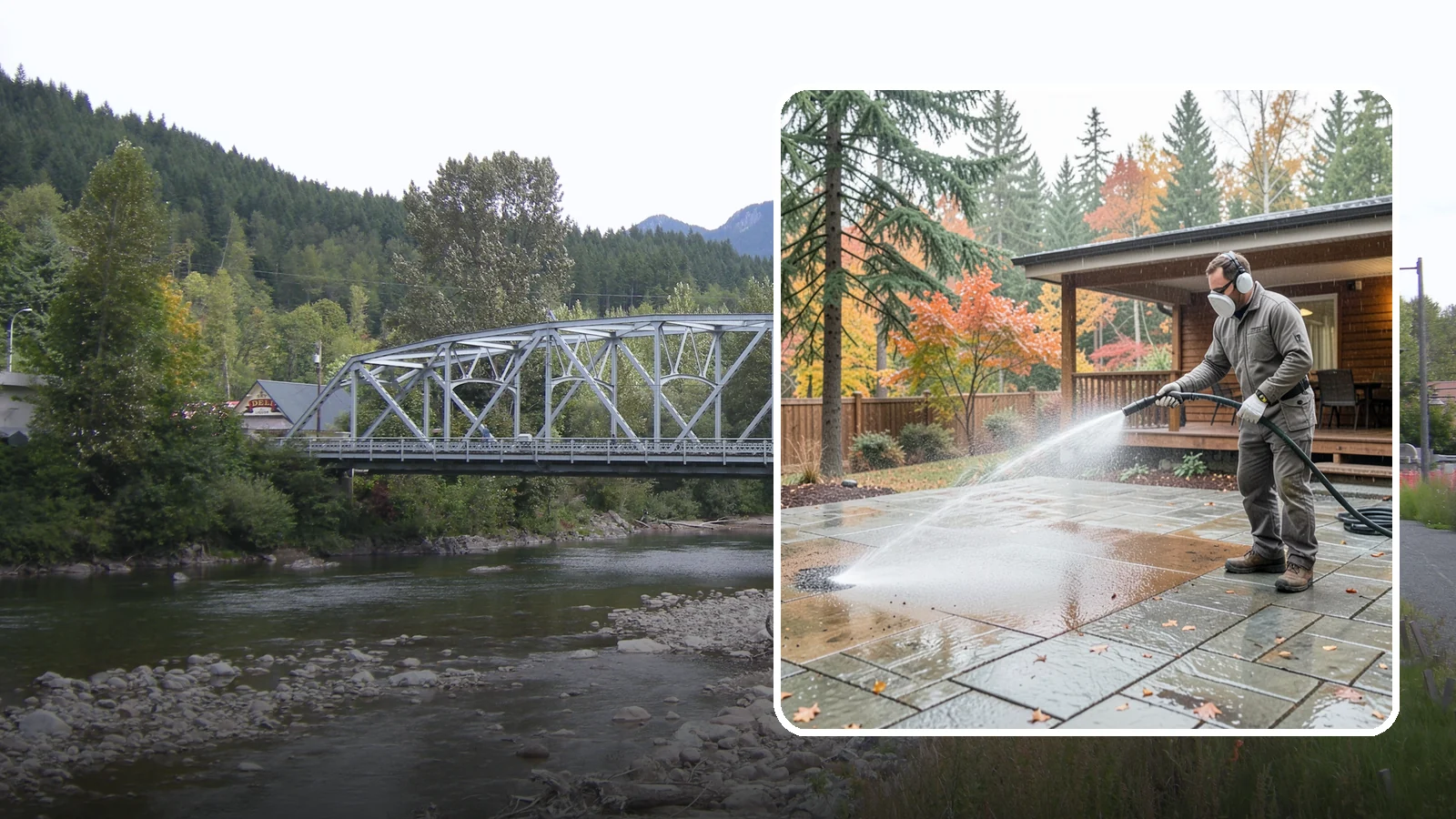Patio Cover Cleaning in Skykomish, King County, WA - We wash patio covers top and bottom to remove needle debris, moss, and the drip stains that shade structures collect.