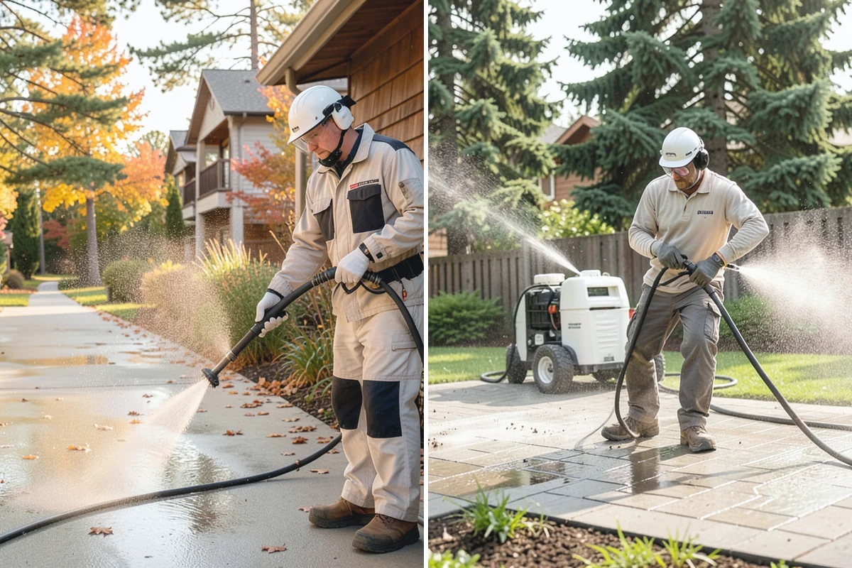 Patio Cover Cleaning in Skykomish, King County, WA - Blow needles and leaves off the cover surface