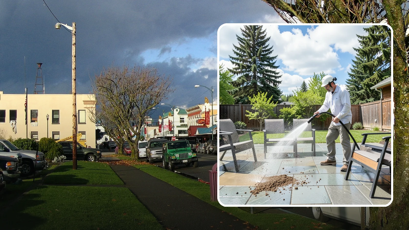 Patio Furniture Cleaning in Arlington, Snohomish County, WA - We deep-clean aluminum, wrought iron, teak, and resin patio sets so your Washington backyard is ready the moment the clouds break.