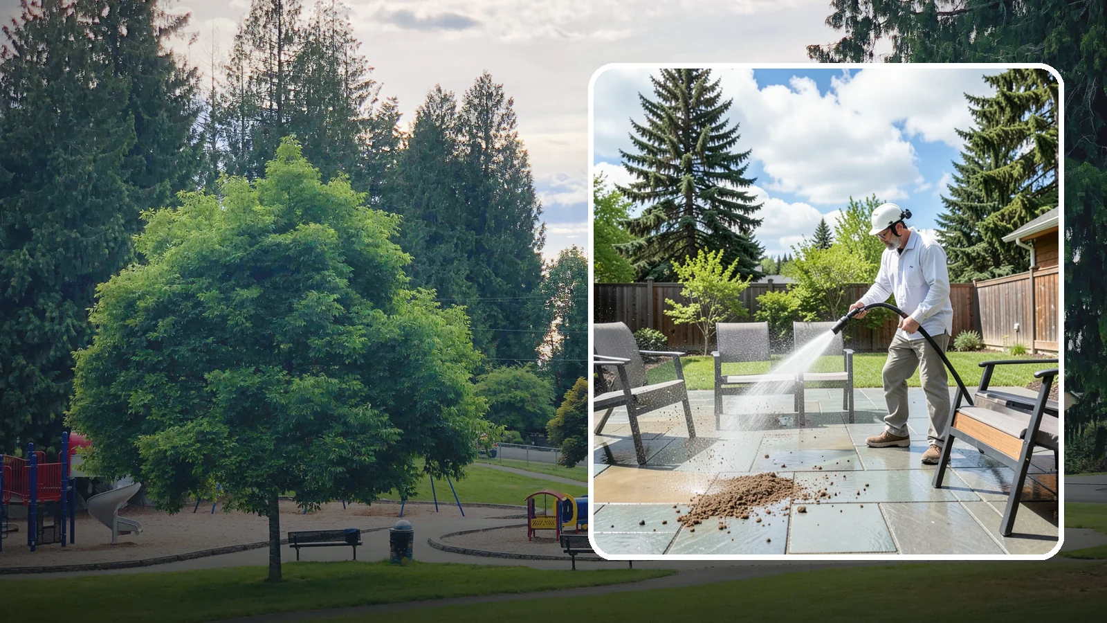 Patio Furniture Cleaning in Bonney Lake, Pierce County, WA - We deep-clean aluminum, wrought iron, teak, and resin patio sets so your Washington backyard is ready the moment the clouds break.