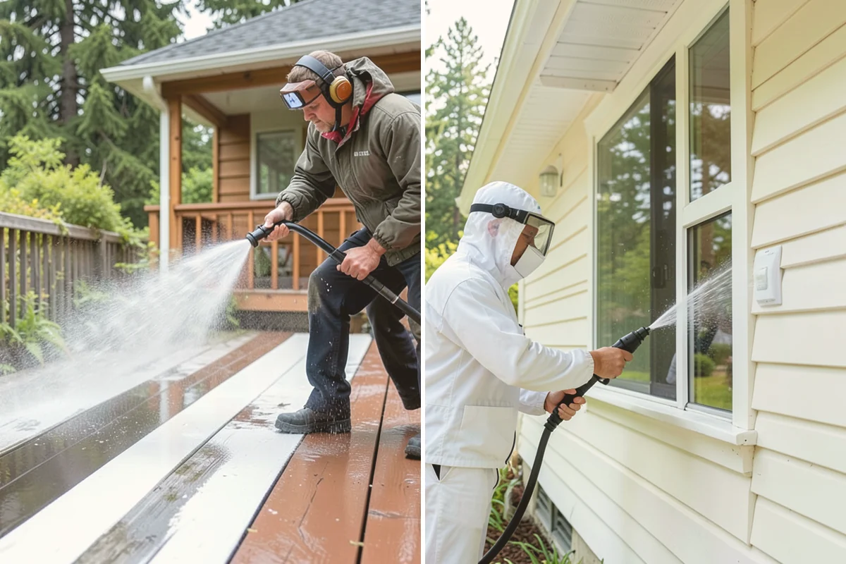 Patio Furniture Cleaning in Brier, Snohomish County, WA - Inspect each piece and sort by frame material and finish