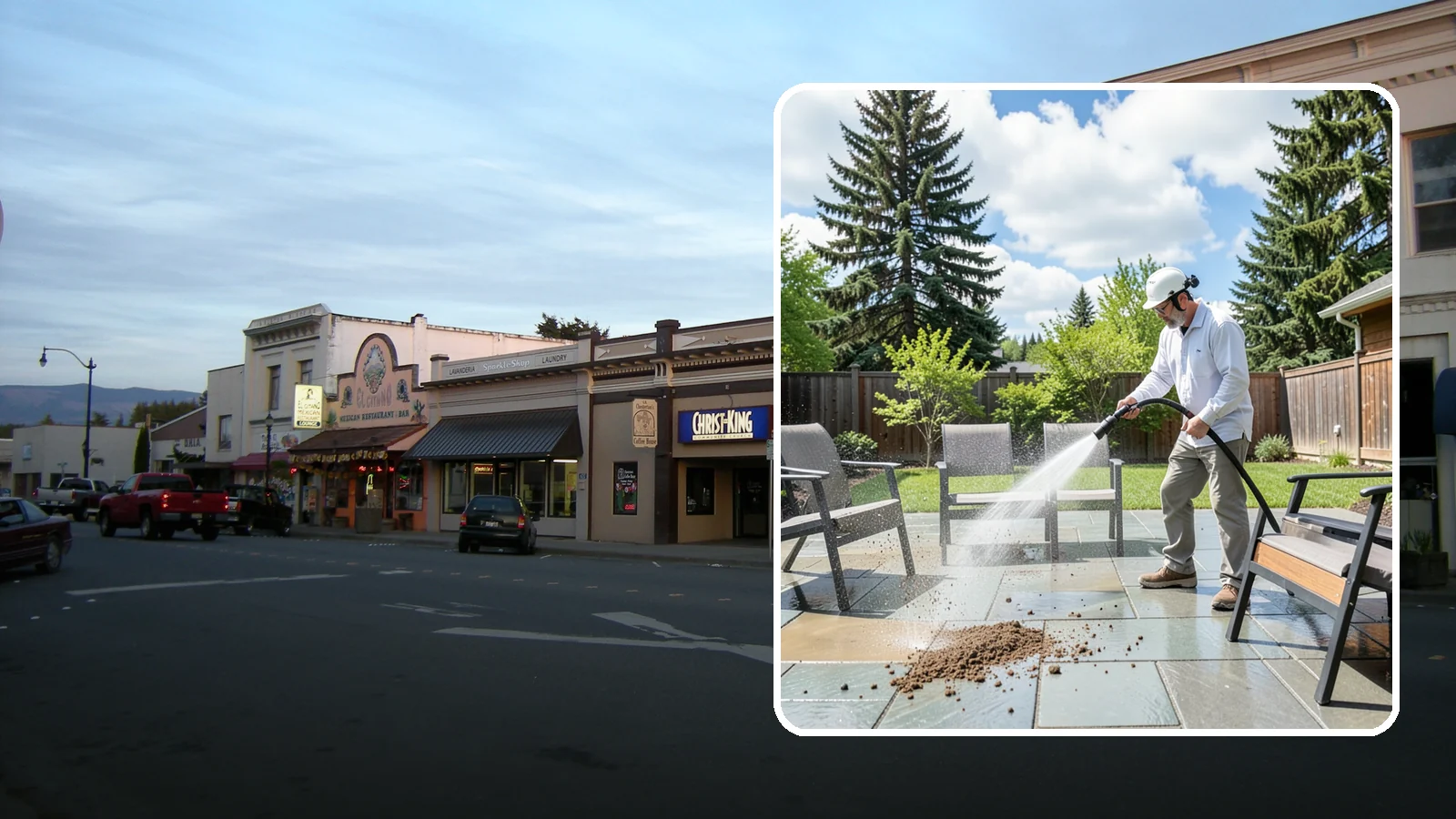 Patio Furniture Cleaning in Burlington, Skagit County, WA - We deep-clean aluminum, wrought iron, teak, and resin patio sets so your Washington backyard is ready the moment the clouds break.