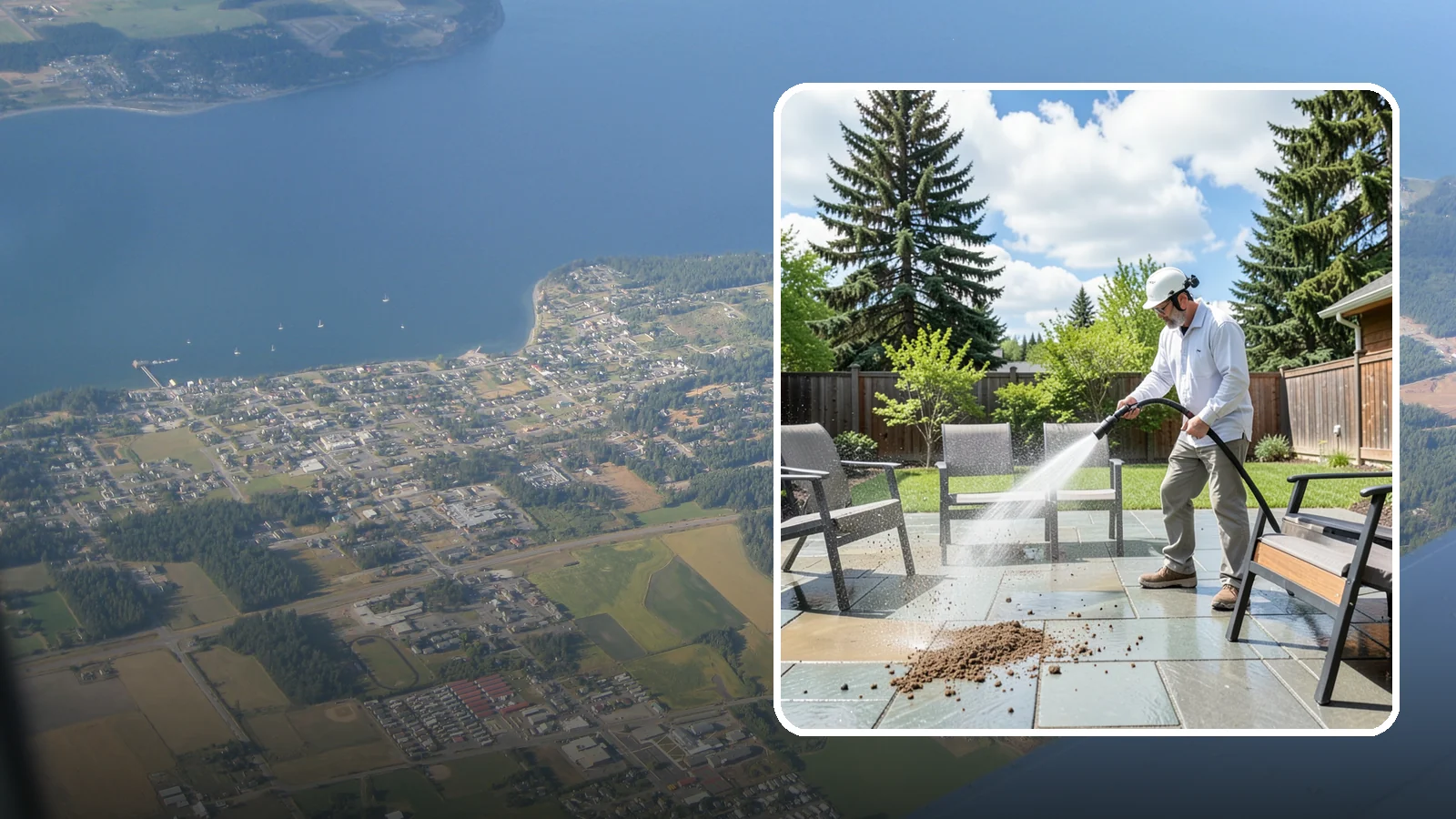 Patio Furniture Cleaning in Coupeville, Island County, WA - We deep-clean aluminum, wrought iron, teak, and resin patio sets so your Washington backyard is ready the moment the clouds break.