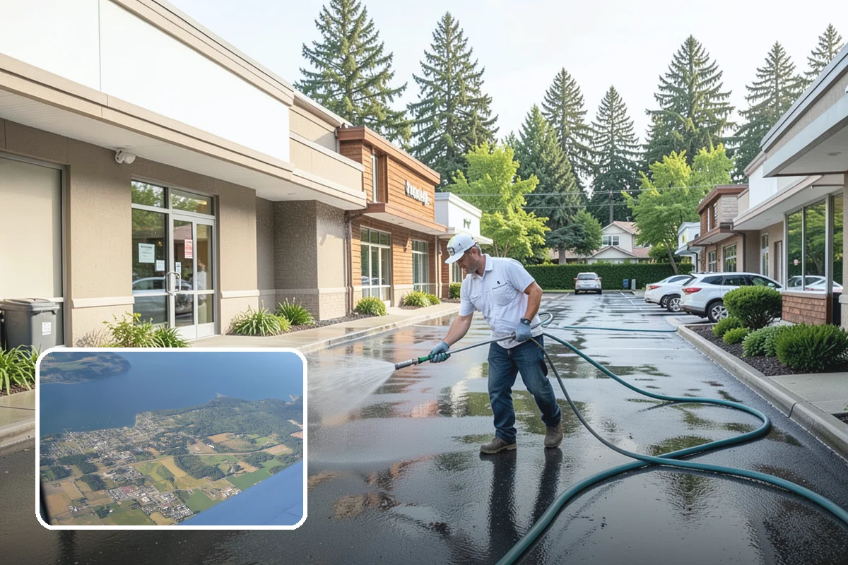 Patio Furniture Cleaning in Coupeville, Island County, WA - Removes the green algae film that thrives in western Washington humidity