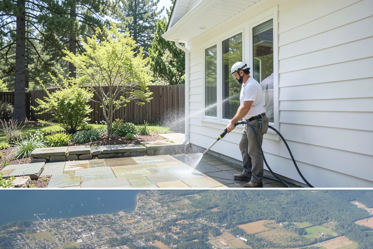 Patio Furniture Cleaning in Coupeville, Island County, WA - Late spring, once the heavy rains taper off in May and June, is the sweet spot for getting furniture guest-ready.