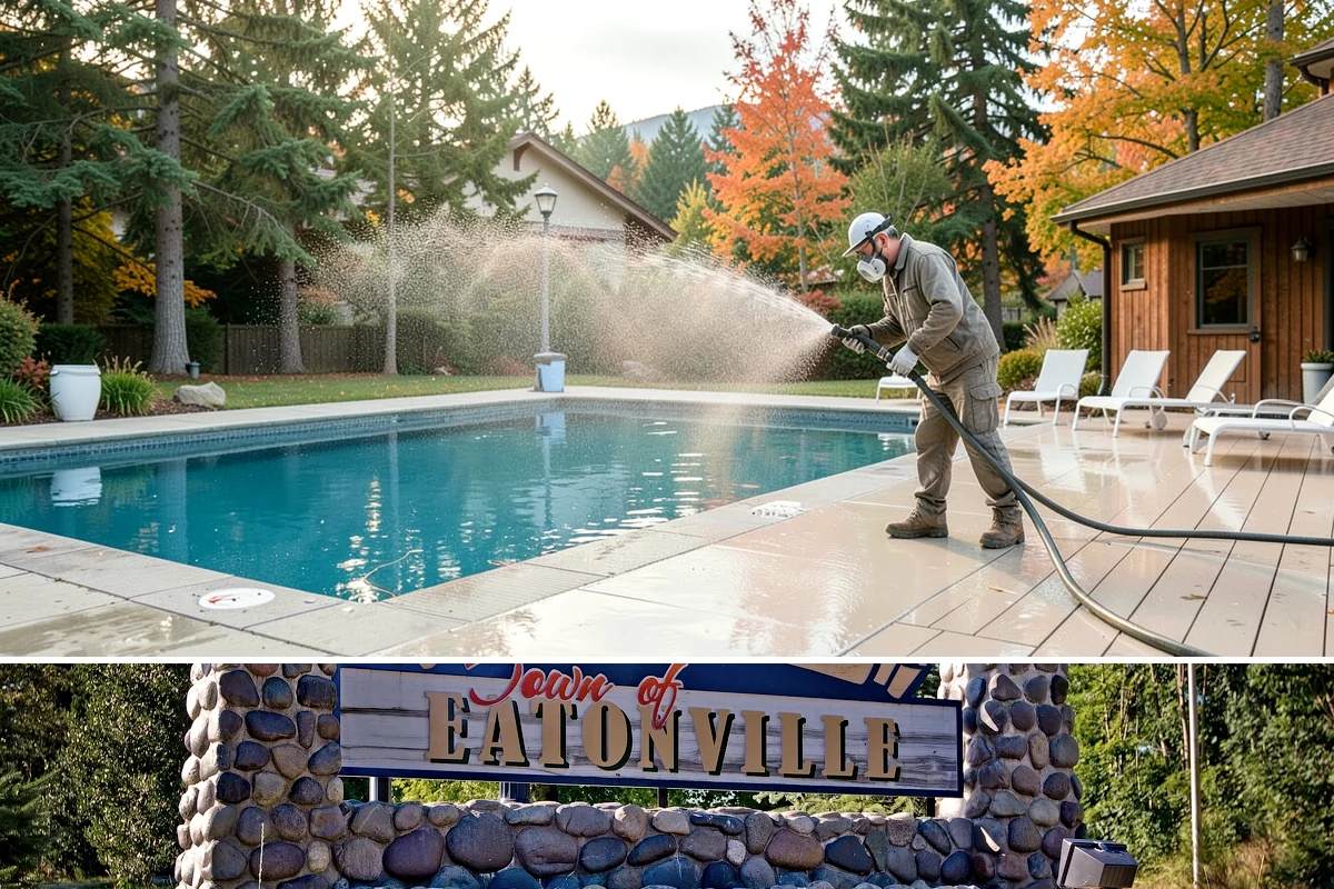 Patio Furniture Cleaning in Eatonville, Pierce County, WA - Late spring, once the heavy rains taper off in May and June, is the sweet spot for getting furniture guest-ready.