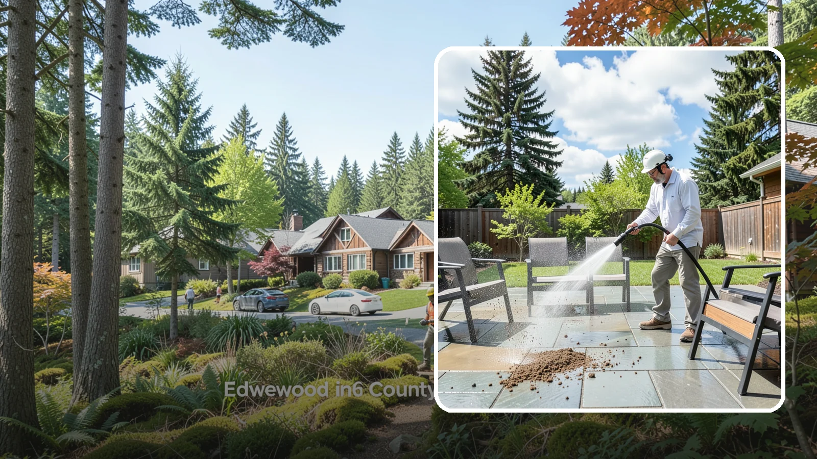 Patio Furniture Cleaning in Edgewood, Pierce County, WA - We deep-clean aluminum, wrought iron, teak, and resin patio sets so your Washington backyard is ready the moment the clouds break.