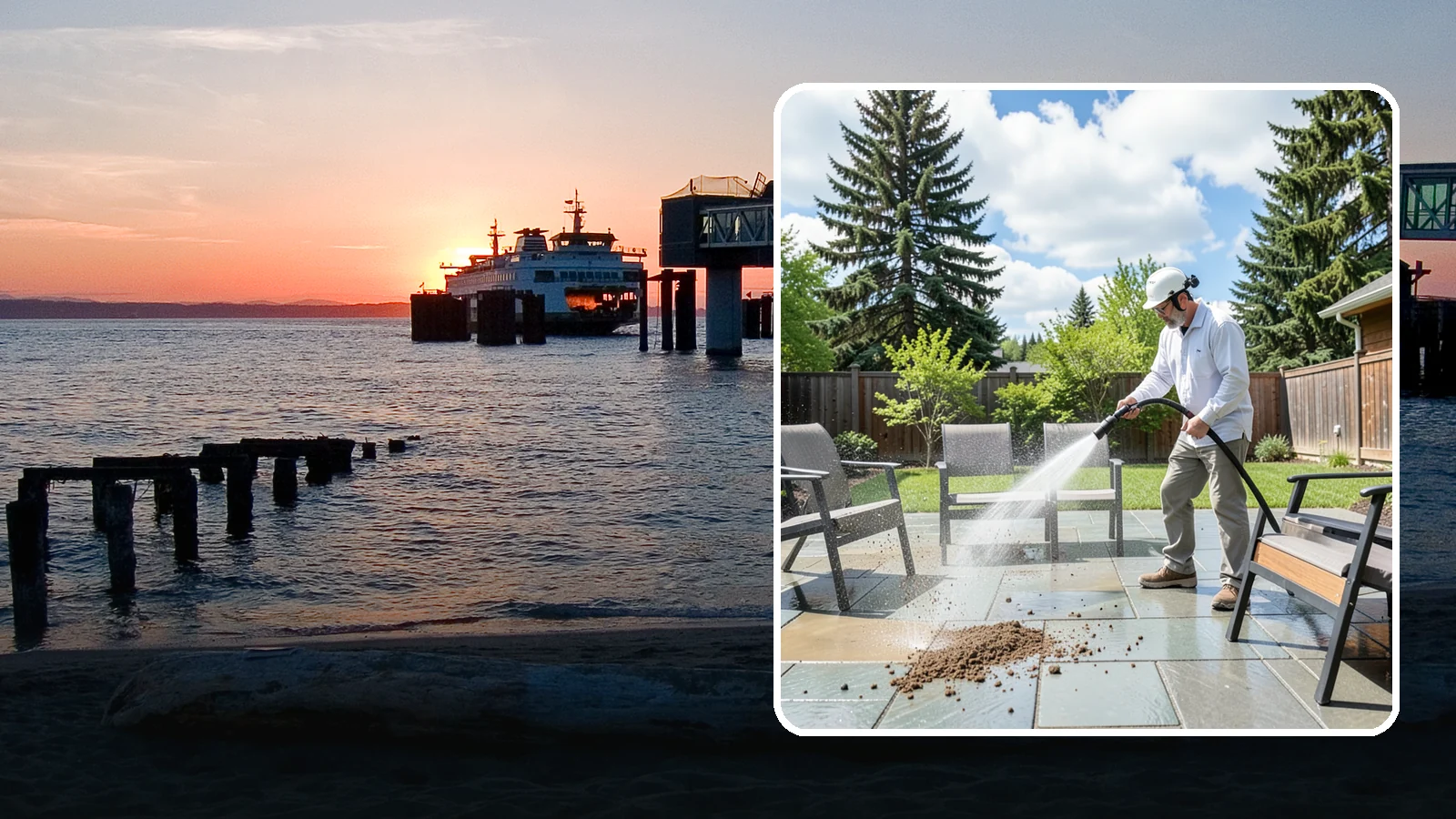 Patio Furniture Cleaning in Edmonds, Snohomish County, WA - We deep-clean aluminum, wrought iron, teak, and resin patio sets so your Washington backyard is ready the moment the clouds break.