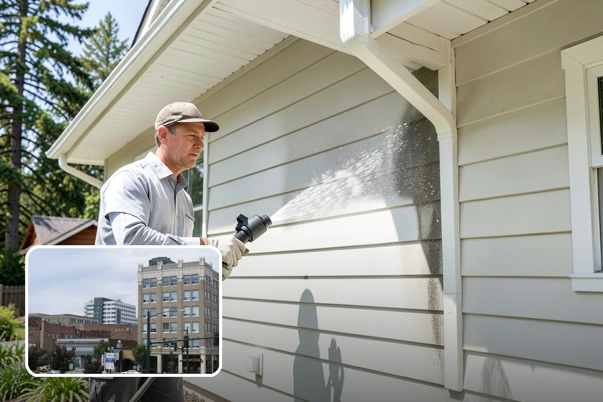 Patio Furniture Cleaning in Everett, Snohomish County, WA - Removes the green algae film that thrives in western Washington humidity