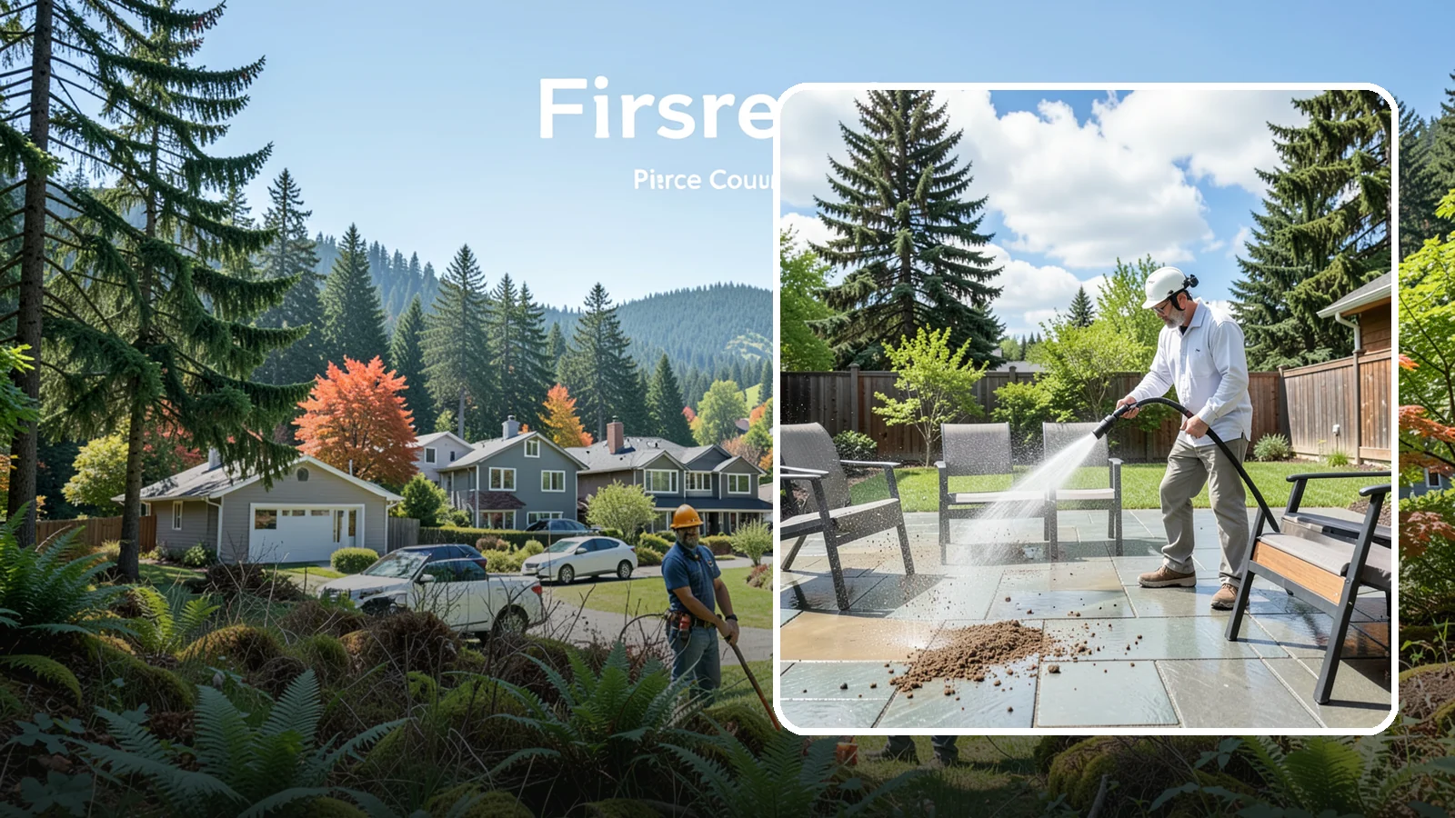 Patio Furniture Cleaning in Fircrest, Pierce County, WA - We deep-clean aluminum, wrought iron, teak, and resin patio sets so your Washington backyard is ready the moment the clouds break.