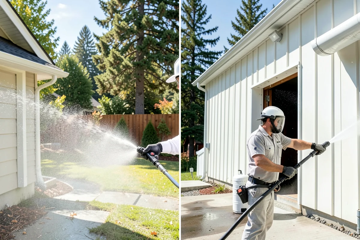 Patio Furniture Cleaning in Fircrest, Pierce County, WA - Inspect each piece and sort by frame material and finish