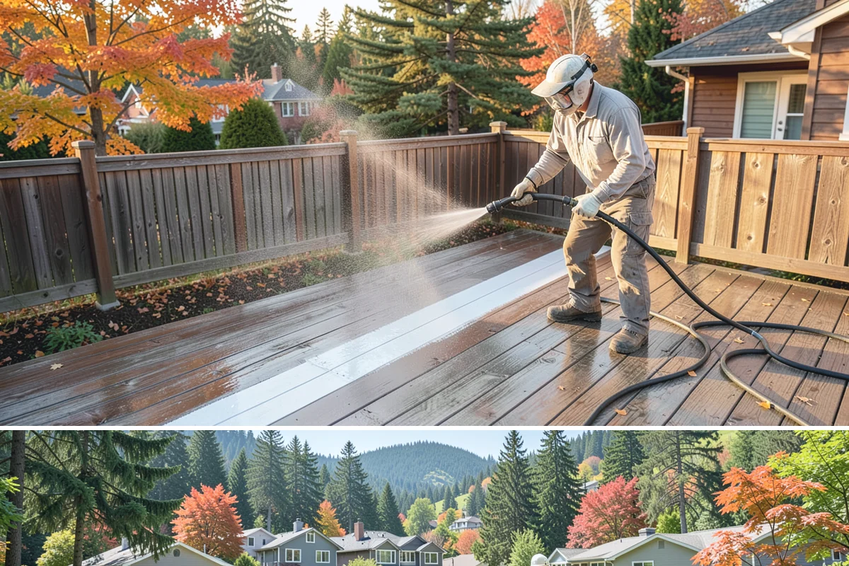 Patio Furniture Cleaning in Fircrest, Pierce County, WA - Late spring, once the heavy rains taper off in May and June, is the sweet spot for getting furniture guest-ready.