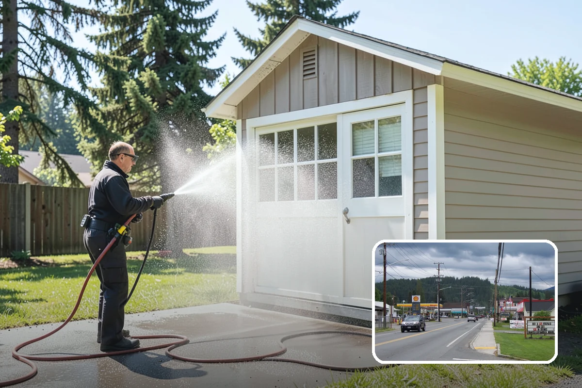 Patio Furniture Cleaning in Granite Falls, Snohomish County, WA - Removes the green algae film that thrives in western Washington humidity
