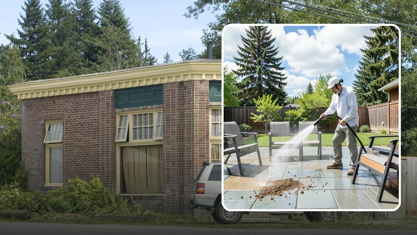 Patio Furniture Cleaning in Hamilton, Skagit County, WA - We deep-clean aluminum, wrought iron, teak, and resin patio sets so your Washington backyard is ready the moment the clouds break.