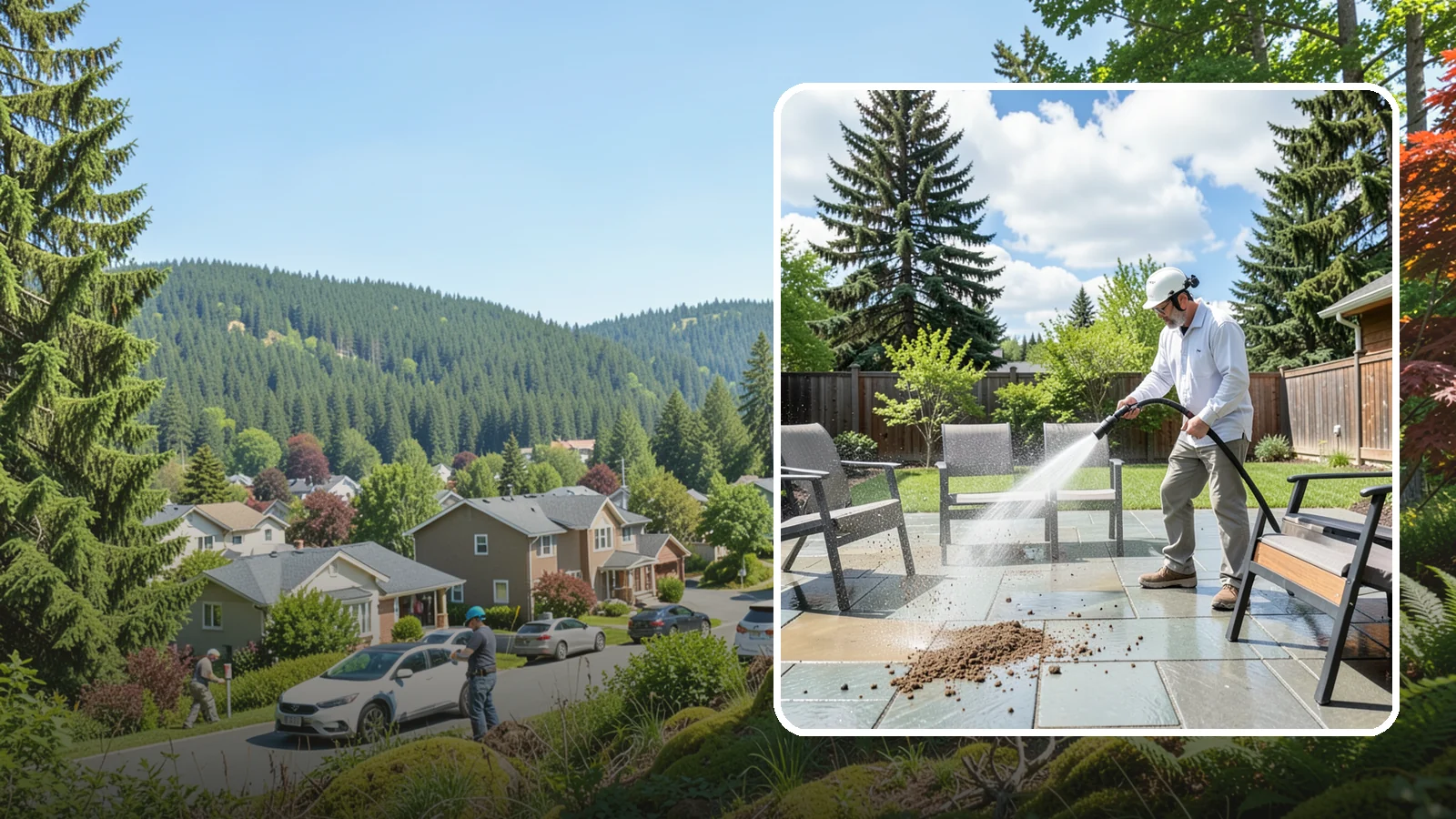Patio Furniture Cleaning in Index, Snohomish County, WA - We deep-clean aluminum, wrought iron, teak, and resin patio sets so your Washington backyard is ready the moment the clouds break.
